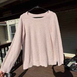 Croft & Barrow Soft Blush Crew Neck Sweater